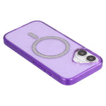 For iPhone 16 Case Compatible with MagSafe 2.0mm PC + TPU Glitter Phone Cover