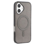 For iPhone 16 Case Compatible with MagSafe 2.0mm PC + TPU Glitter Phone Cover