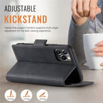 AUTSPACE For iPhone 11 Pro Case A11 RFID Blocking Retro Leather Cell Phone Wallet Cover
