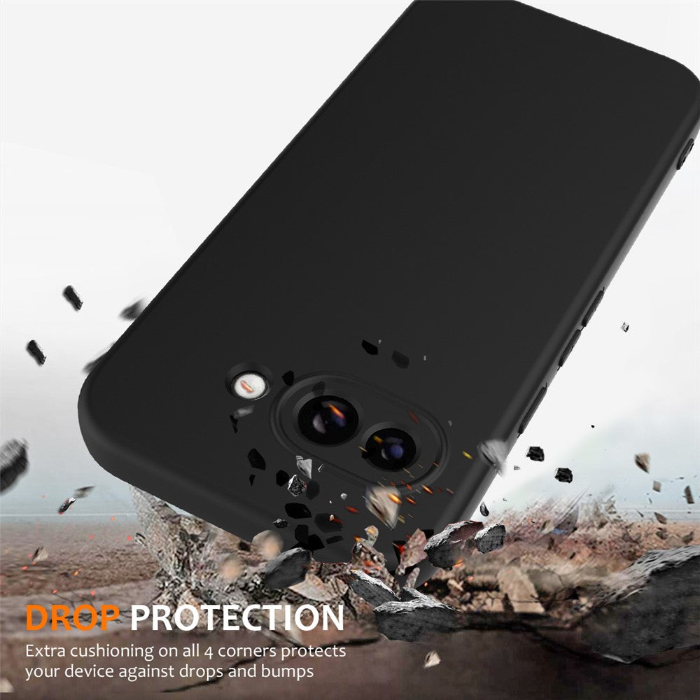 Til Google Pixel 9a magnetisk cover Anti-drop flydende silikone telefoncover