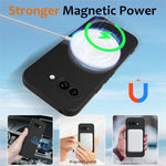 Til Google Pixel 9a magnetisk cover Anti-drop flydende silikone telefoncover