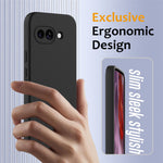 Til Google Pixel 9a magnetisk cover Anti-drop flydende silikone telefoncover