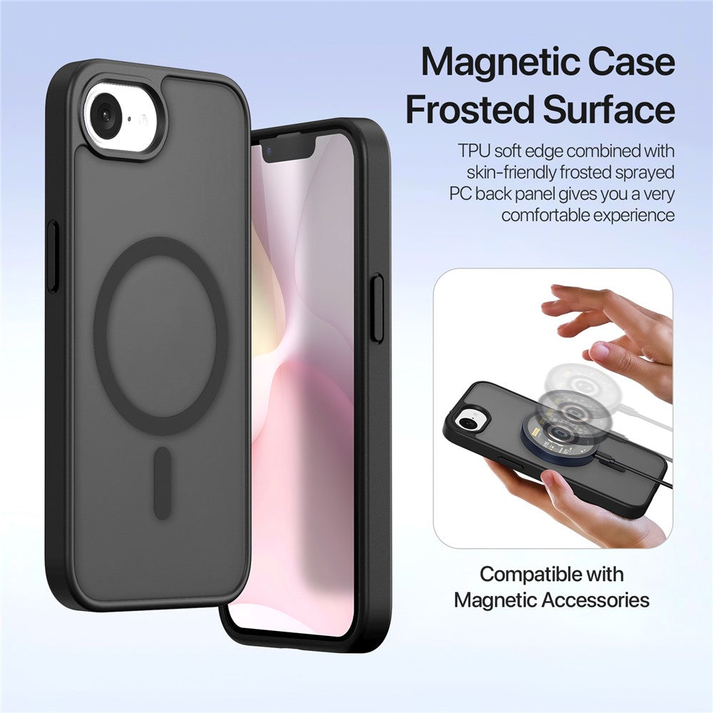 DUX DUCIS Lawa Series For iPhone 17e / 16e Case Detachable Magnetic Cowhide Leather Cover Zipper Wallet