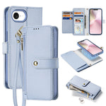 DUX DUCIS Lawa Series For iPhone 17e / 16e Case Detachable Magnetic Cowhide Leather Cover Zipper Wallet