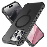 For iPhone 14 Pro Case Compatible with MagSafe Small Wavy Edge PC + TPU Phone Cover