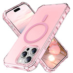 For iPhone 14 Pro Case Compatible with MagSafe Small Wavy Edge PC + TPU Phone Cover