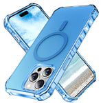 For iPhone 14 Pro Case Compatible with MagSafe Small Wavy Edge PC + TPU Phone Cover