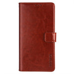 IDEWEI For Xiaomi Redmi Note 14 Pro+ 5G Stand Case Crazy Horse Texture Leather Phone Cover