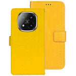 IDEWEI For Xiaomi Redmi Note 14 Pro+ 5G Stand Case Crazy Horse Texture Leather Phone Cover