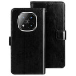 IDEWEI For Xiaomi Redmi Note 14 Pro+ 5G Stand Case Crazy Horse Texture Leather Phone Cover
