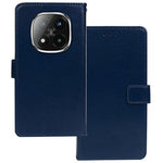 IDEWEI For Xiaomi Redmi Note 14 Pro+ 5G Case Card Slots Holder Leather Phone Cover Crazy Horse Texture