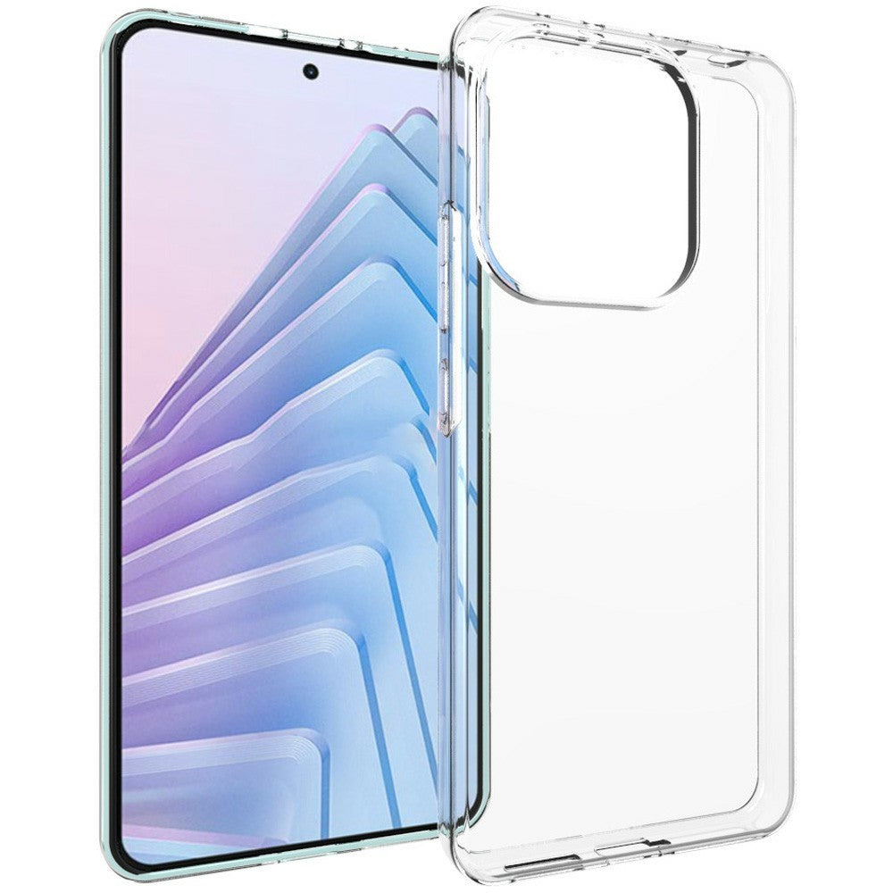 For Xiaomi Redmi Note 14 4G (163.25mm) Clear Phone Case Watermark-Resistant TPU Back Cover