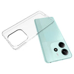 For Xiaomi Redmi Note 14 4G (163.25mm) Clear Phone Case Watermark-Resistant TPU Back Cover
