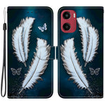 For Motorola Moto G05 4G  /  E15 4G Case Pattern Printing Anti-Drop Leather Flip Wallet Phone Cover with Lanyard
