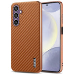 AZNS For Samsung Galaxy A05s 4G  /  M14 4G Case Electroplating Carbon Fiber Texture PU + TPU Phone Cover