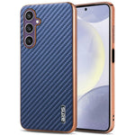 AZNS For Samsung Galaxy A05s 4G  /  M14 4G Case Electroplating Carbon Fiber Texture PU + TPU Phone Cover