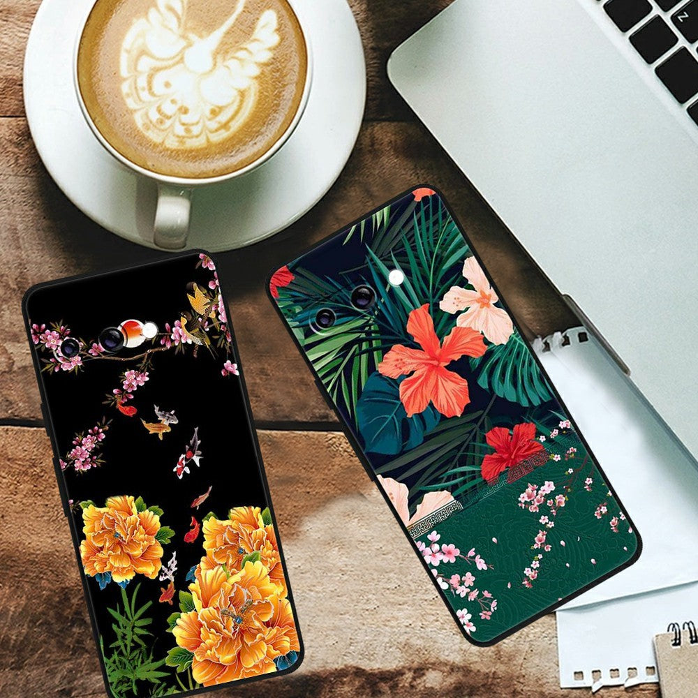 Til Google Pixel 9a Cover Mønstertryk Ridsefast TPU Telefoncover