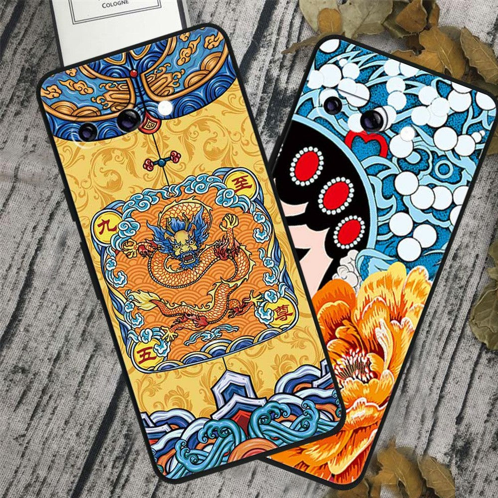 Til Google Pixel 9a Cover Mønstertryk Ridsefast TPU Telefoncover