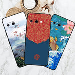 Til Google Pixel 9a Cover Mønstertryk Ridsefast TPU Telefoncover