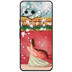 Til Google Pixel 9a Cover Mønstertryk Ridsefast TPU Telefoncover