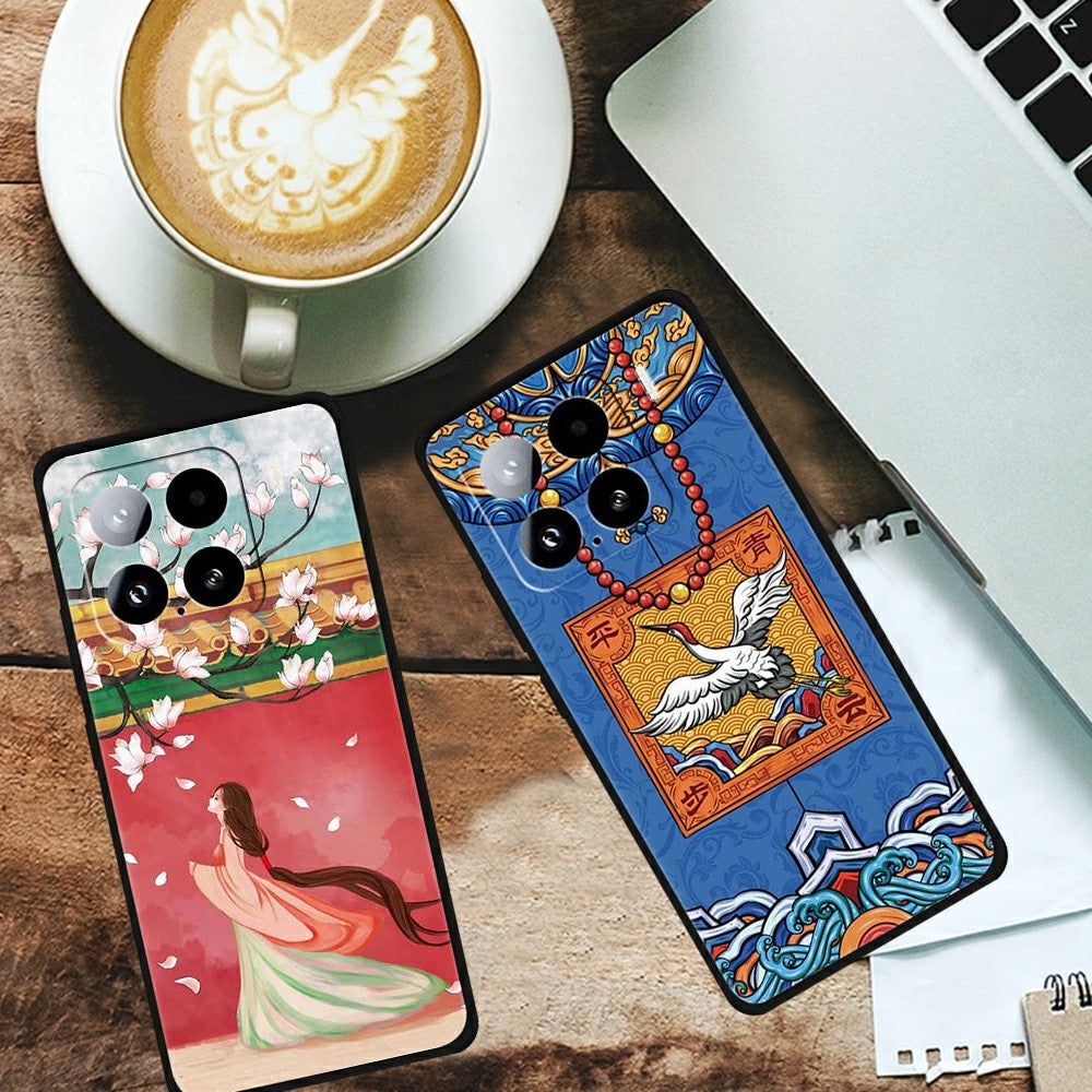 For Xiaomi 15 Case Pattern Printing Anti-Scratch TPU Phone Cover