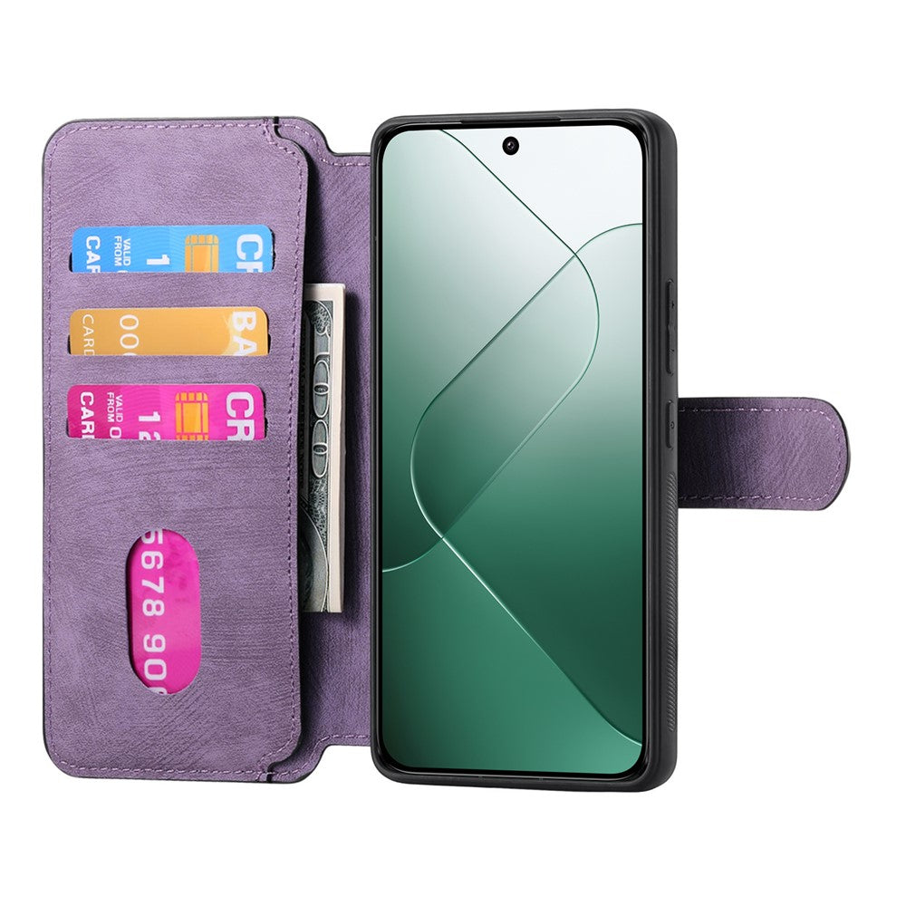 CASENEO For Xiaomi 14 Magnetic Case  Detachable Leather Phone Wallet Cover