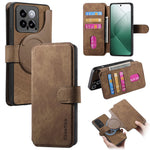 CASENEO For Xiaomi 14 Magnetic Case  Detachable Leather Phone Wallet Cover