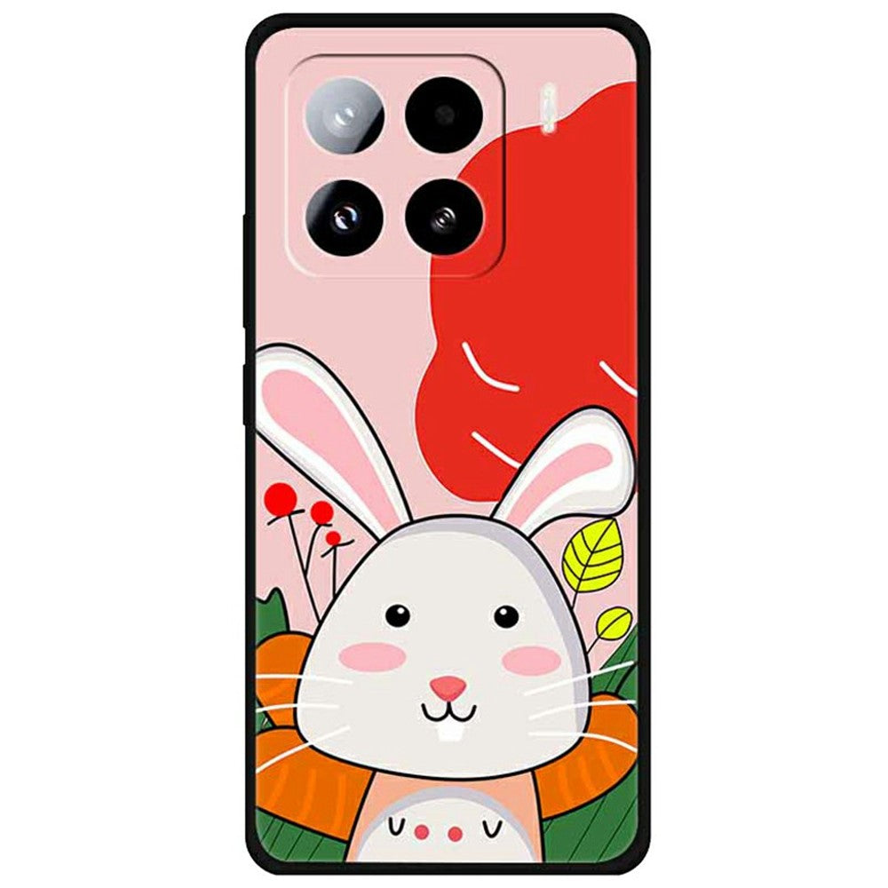 Xiaomi 15 Pro-skal med mönstertryck, mjukt TPU-mobilskal