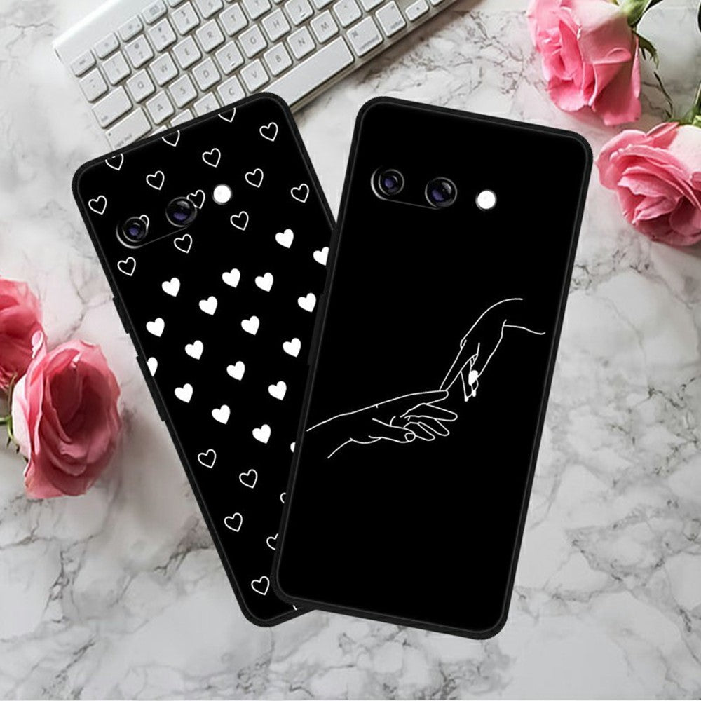 For Google Pixel 9a TPU Case Pattern Printed Anti Drop Phone Cover
