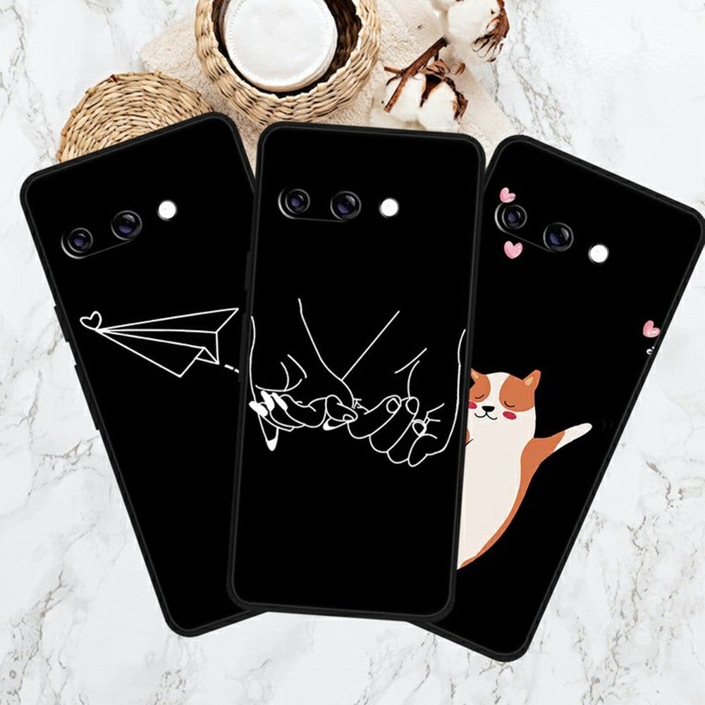 For Google Pixel 9a TPU Case Pattern Printed Anti Drop Phone Cover