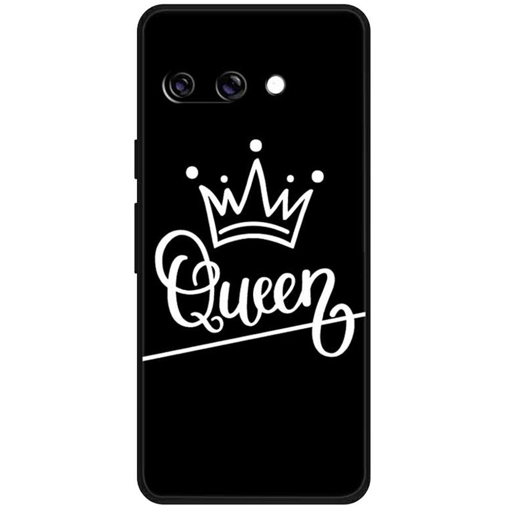 For Google Pixel 9a TPU Case Pattern Printed Anti Drop Phone Cover