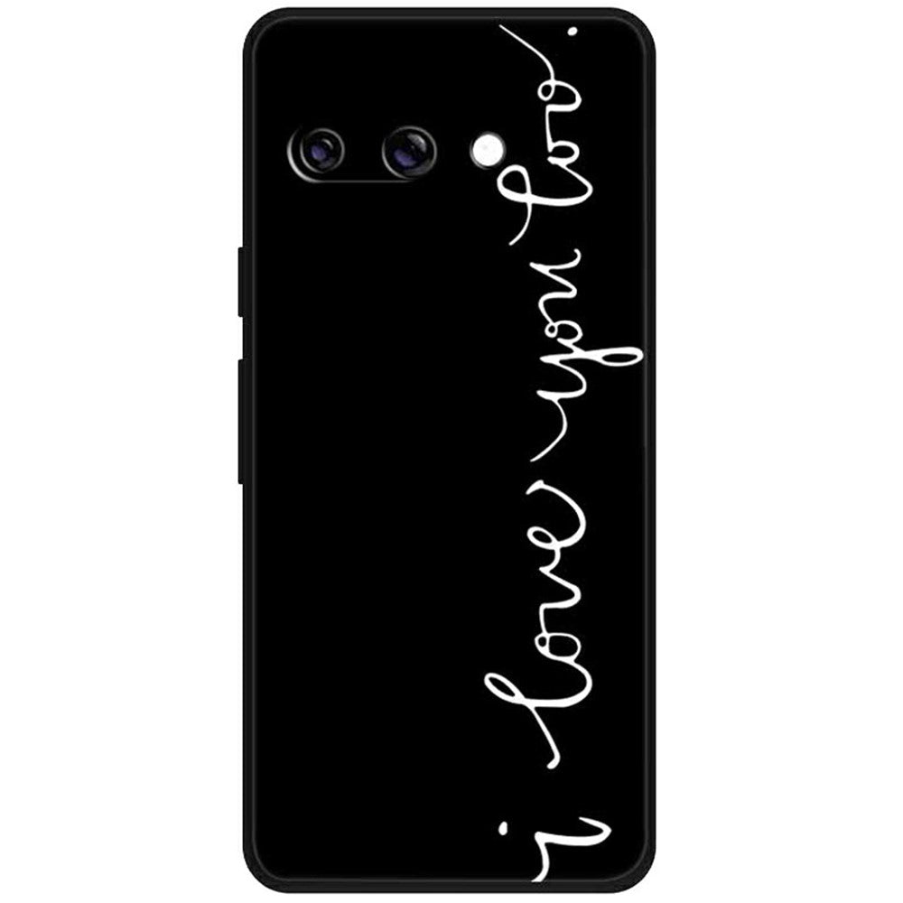 For Google Pixel 9a TPU Case Pattern Printed Anti Drop Phone Cover