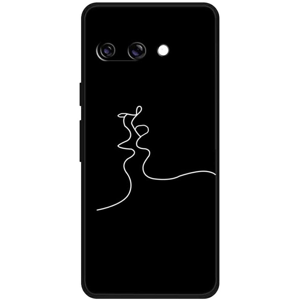 For Google Pixel 9a TPU Case Pattern Printed Anti Drop Phone Cover