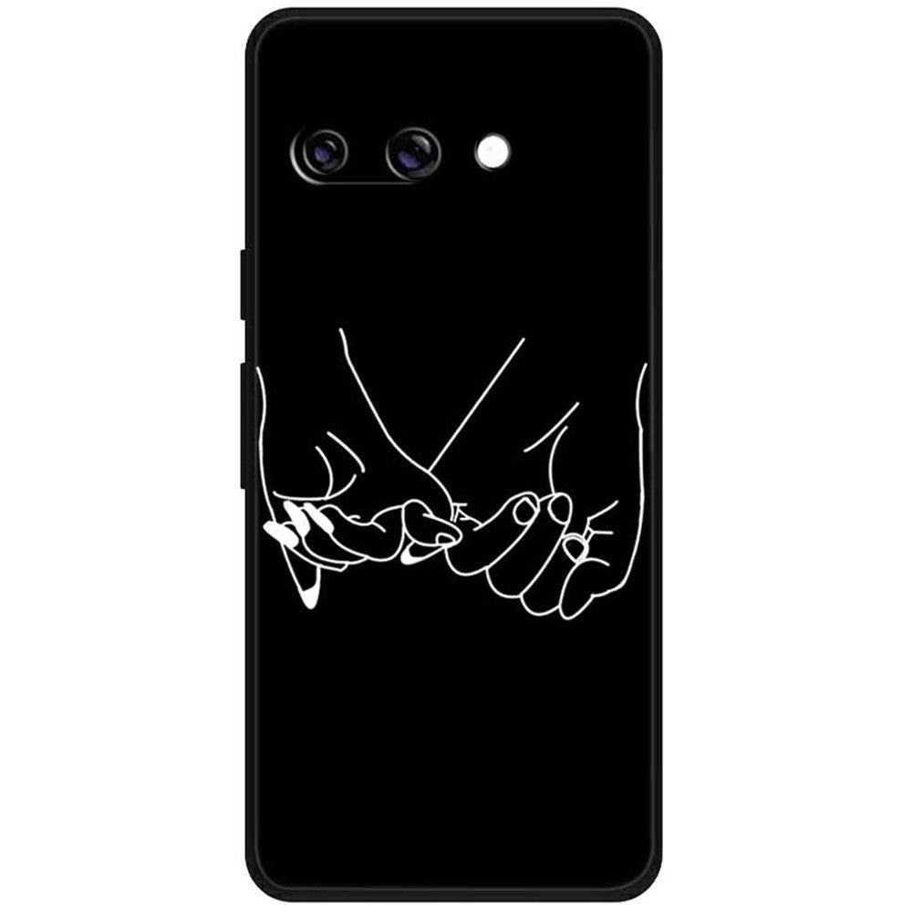 For Google Pixel 9a TPU Case Pattern Printed Anti Drop Phone Cover