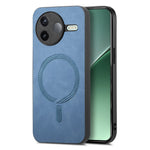 Xiaomi Poco F7 Pro 5G / Redmi K80 5G Läderfodral med Magnetiskt Baksida, Skin-Touch mobilskydd