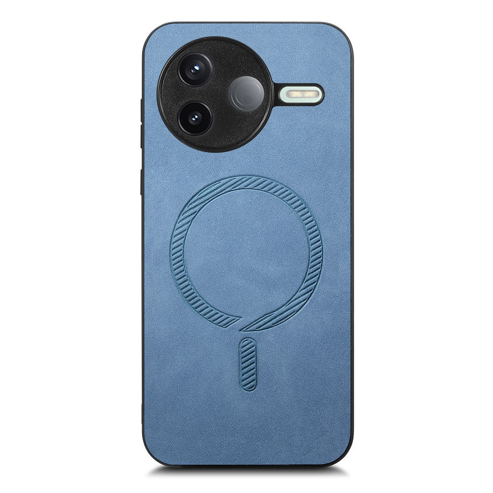 Xiaomi Poco F7 Pro 5G / Redmi K80 5G Läderfodral med Magnetiskt Baksida, Skin-Touch mobilskydd