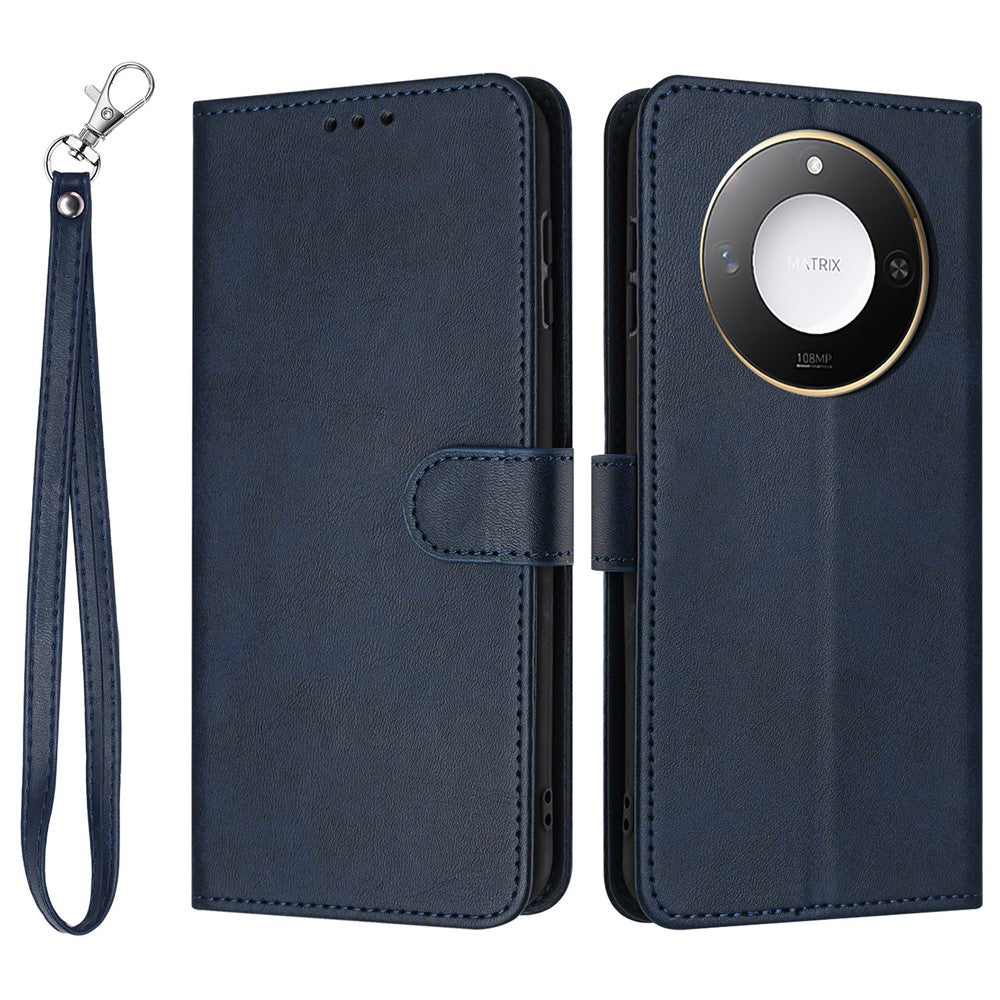 For Honor X60 5G / X9c Smart 5G Case Flip Stand PU Leather Wallet Phone Cover Calf Texture