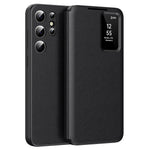 For Samsung Galaxy S24 Ultra Leather Phone Case with View Window Card Slot