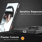 Til Asus ROG Phone 8 5G / 8 Pro 5G Magnetisk Etui TPU + PC Roterbart Støtteben Telefoncover