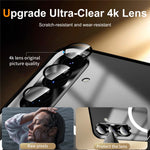 For Samsung Galaxy S25 Magnetic Case Metal Frame Matte Phone Cover