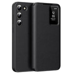 For Samsung Galaxy S23 Leather Phone Case with View Window Card Slot