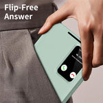 For Samsung Galaxy S23 Leather Phone Case with View Window Card Slot