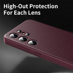 For Samsung Galaxy S25 Ultra Case with Card Holder Smart View Window PU Leather+PC+TPU Phone Cover