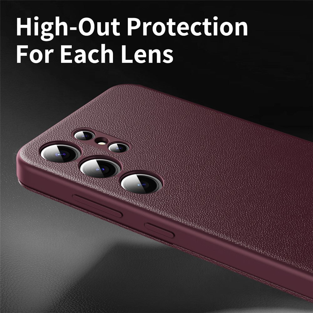For Samsung Galaxy S25 Ultra Case with Card Holder Smart View Window PU Leather+PC+TPU Phone Cover