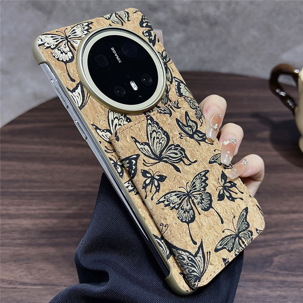 For Huawei Mate 70 Magnetic Case Pattern Print PU + PC Phone Cover with Card Holder