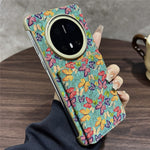 For Huawei Mate 70 Magnetic Case Pattern Print PU + PC Phone Cover with Card Holder