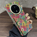For Huawei Mate 70 Magnetic Case Pattern Print PU + PC Phone Cover with Card Holder