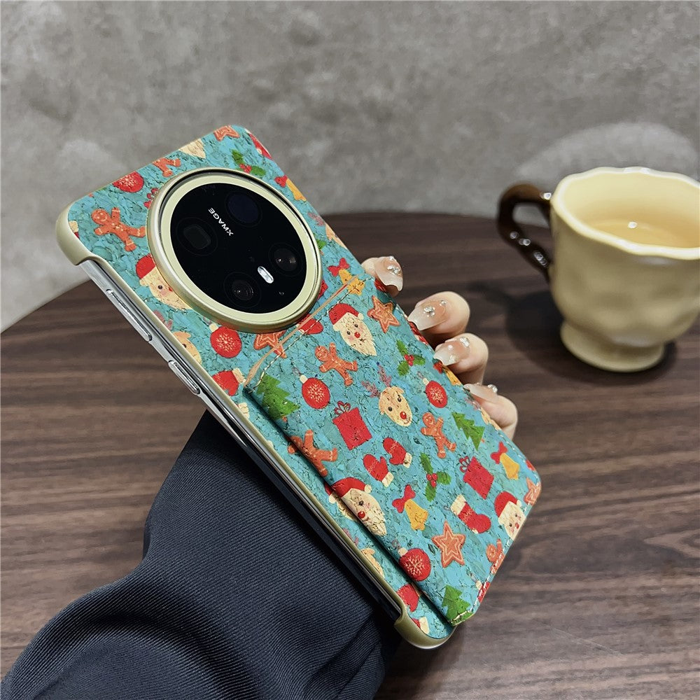 For Huawei Mate 70 Pro  /  70 Pro+ Magnetic Case Pattern Print PU + PC Phone Cover with Card Holder