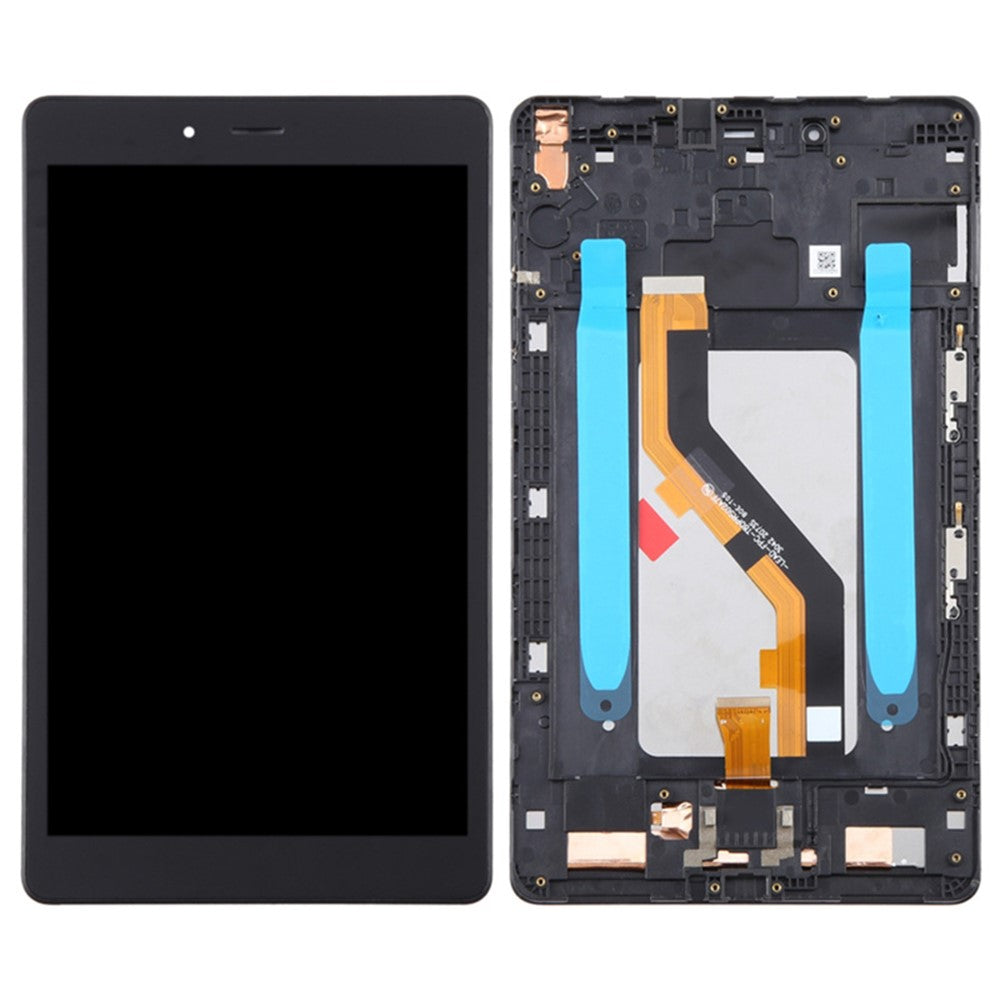 Til Samsung Galaxy Tab A 8.0 (2019) SM-T295 (LTE) Grade C LCD-skærm og Digitizer-enhed + Rammedel (uden logo)