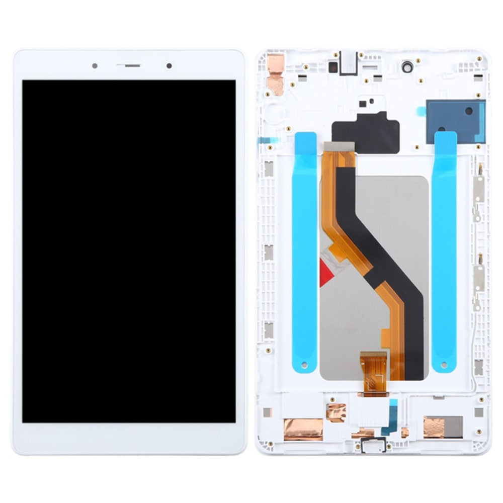 Til Samsung Galaxy Tab A 8.0 (2019) SM-T295 (LTE) Grade C LCD-skærm og Digitizer-enhed + Rammedel (uden logo)